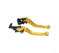 Palancas Motocicross Ajustables 6 Niveles Negro(gold)