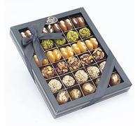 Palanci | Bombones Rayiha | Snacks saludables 550 g | Mezcla de dulces veganos | bajo en azúcar | albaricoques secos, pistachos, almendras, nueces en jarabe de uva | frutos secos | set regalo regalo