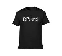 Palantir Big Data Analytics Stock Investor Trader Men's T-Shirt Unisex Black Cotton Print tee Shirts L