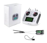 Palapozzy FLYSKY fs-i6s+iA6B - Mando a distancia de 10 canales, equipado con receptores, compatible con todos los aviones FLYWING