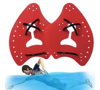 Palas de entrenamiento suave: mano suave multiagujero, remo para nadar, herramienta de resistencia de entrenamiento | Diseño de silicona flexible L para ejercicios de natación, natación de fuerza