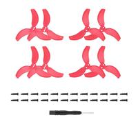 Palas de hélice de Colores con Tornillos para dji Avata 2, Palas de hélice de Repuesto Accesorios de ala (Rojo 4 Pares)
