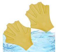 Palas De Natación - Guantes Aletas de Silicón - Palas Pato Guantes Flotabilidad para Adultos Adolescentes Piscina Playa Buceo Entrenamiento