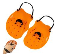 Palas de natación - Guantes de natación ajustables con tejido de silicona | Equipo de natación portátil para adultos con agujeros de , ayudas de natación reutilizables para entrenamiento y