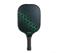 Palas de pickleball con núcleo de fibra de vidrio que absorbe los golpes, peso ligero, 210 g, columpio estable de 15.9 x 7.9 pulgadas, incluye 1 o 2 raquetas, bolsa de almacenamiento de 4 bolas