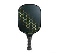 Palas de pickleball con núcleo de fibra de vidrio que absorbe los golpes, peso ligero, 210 g, columpio estable de 15.9 x 7.9 pulgadas, incluye 1 o 2 raquetas, bolsa de almacenamiento de 4 bolas