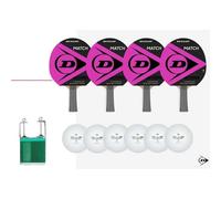 Dunlop Set Palas+Bolas+Red - Rojo - Set Ping Pong talla T.U.