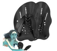 Palas manuales para natación | Equipo Ejercicio Piscina Con Correas Ajustables | Palas de Entrenamiento de Fuerza y Potencia para Nadar | para Nadadores de Series Principiantes Niños Adultos Mujeres H