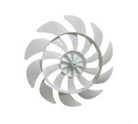 Palas Ventilador 12" Plástico Flujo Aire Optimizado Recambio para fácil Instalación Hogar Oficina Jardín Ligero Silencioso