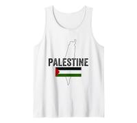 Palastine Map, Palestinian Love Illustration Graphic Design Camiseta sin Mangas