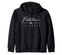Palatine Illinois (Illinois) Sudadera con Capucha