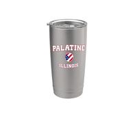Palatine Illinois (Illinois) Vaso térmico de acero inoxidable de doble pared