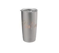 Palatine Illinois Vintage diseño elegante Vaso térmico de acero inoxidable de doble pared