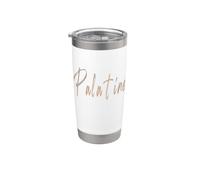 Palatine Illinois Vintage diseño elegante Vaso térmico de acero inoxidable de doble pared