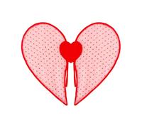 Palaufr Alas De Angel Para Adultos - En Forma De Corazon Ligeras Para Llevar Puestas - Disfraz De Alas De Ángel Para Mujer | para Mujeres Cosplay Disfraces Fiestas de San Valentín Accesorios y