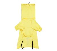 Palaufr Chubasquero reflectante para perros grandes con orificio para lino, poncho ajustable para visibilidad nocturna en tamaño mediano y grande, para senderismo y paseos en días lluviosos