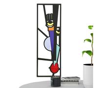 Palaufr Cuadros Abstractos Para Dormitorio,Decoraciones con Rostro Humano Abstracto,Arte Decorativo Vertical para Pared | para Dormitorio, Salón, Cocina, Restaurante, Regalo para Estrenar Casa y