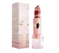 Palaufr Lápiz labial transparente de mármol, brillo labial hidratante | Lápiz hidratante brillante y aterciopelado,Cuidado de labios mate aterciopelado, tinte de labios de larga duración para
