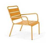 Palavas - Sillón Relax de metal amarillo