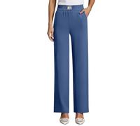 Palazzo Elegante para Boda Mujer Cintura Mostaza Recto Eco Pitillos Blancas Señora Envolvente Cuadriculado Tienda Coreano Franela Mexicanos Granates Barriga Hay Entrepierna Peludos