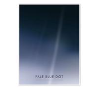 Pale Blue Dot Póster de NASA 50 x 70 cm Azul Cuadros Decoración para la pared