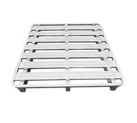 Palé de Acero para Carretilla Elevadora, Plataforma Metálica Resistente, Palé Industrial Antideslizante para Almacén y Logística(47.2x47.2x5.1in/120x120x13cm)