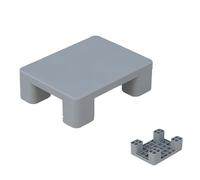 Palé de plástico apilable para tambores de aceite y tablero impermeable para uso en interiores y exteriores, 40 x 30 cm, perfecto para supermercados y soluciones de almacenamiento