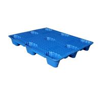 Palé De Plástico For Carretilla Elevadora Con Placa Base Elevada A Prueba De Humedad, Almohadilla Logística Engrosada Resistente Al Desgaste Palé De Plástico(31.5x23.6x5.1in)