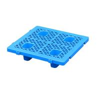 Palé de plástico para almacenamiento, Plataforma plástica encajable que entrelaza 2000 libras de tamaños múltiples azules a prueba humedad capacidad(50 * 50 * 12cm)