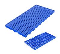 Palé de Plástico Resistente a la Humedad con Capacidad de Carga de 2 Toneladas para Almacenes, Sótanos, Exteriores, Cámaras Frigoríficas, Supermercados y Uso Doméstico(100x50x5cm)