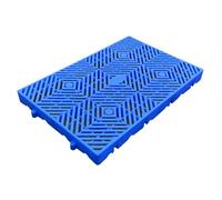 Palé Plástico de 5 cm, Tarimas de Almacenamiento Impermeable, Cojín Encajable Modular, Palet de Plástico Ligero y Encajable para Suelo, Ideal para Garajes(60 x 40 x 5 cm)