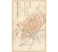 Palencia Spain Map Journal: Vintage Map Notebook