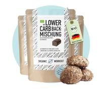 PALEO-BACKMIG Pack de 3 | Orgánico | Alternativa de pan sin gluten | Bajo en carbohidratos | Pan de proteínas | Clean Eating | Fitness | Sin levadura | Sin cereales, Organic Workout (3, low carb)