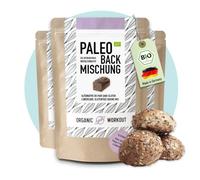 PALEO-BACKMIG Pack de 3 | Orgánico | Alternativa de pan sin gluten | Bajo en carbohidratos | Pan de proteínas | Clean Eating | Fitness | Sin levadura | Sin cereales, Organic Workout