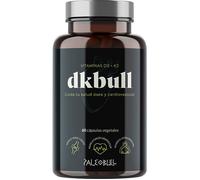 Paleobull Vitaminas D3 + K2 DKbull — Favorece salud ósea y cardiovascular — 60 cápsulas vegetales