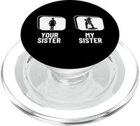 Paleontología Tu Hermana Mi Hermana Divertido Paleontólogo PopSockets PopGrip para MagSafe