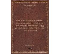 Paléontologie, ou Description des animaux fossiles de la province d'Oran, par A. Pomel, avec planche