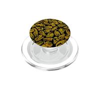 Paleontólogo, Dinosaurio, fósil, Dinosaurio, Calaveras, patrón Real PopSockets PopGrip para MagSafe