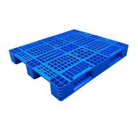 Palés de plástico anidables con superficie antideslizante para soluciones de almacenamiento de almacén y logística