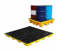 Palés, estanterías de Pared para Garaje, Plataforma Modular Industrial para derrames, palets de contención para almacenes y fábricas, Plataforma para derrames de petróle