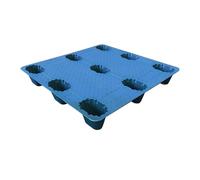 Palés For Almacén Subterráneo,palés De Plástico Encajables Resistentes A La Humedad Con Gran Capacidad De Carga,adecuados For Almacenes Y Manipulación Logística(120x120x15cm/47.2x47.2x5.9in)