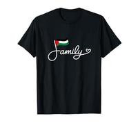Palestina Familia - Bandera Palestina Patrimonio Palestino Word Art Camiseta