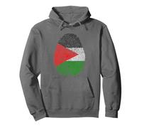 Palestina Huella Digital Sudadera con Capucha