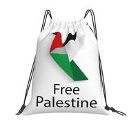 Palestina Libre Mujer Hombre Mochilas Deportiva Ligera Bolsa De Deporte Plegable Bolsa De Gimnasio Para Natación Voleibol Senderismo