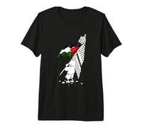 Palestina Palestina Libre en árabe Bandera de Gaza Palestina Camiseta Premium