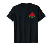 Palestina Sandía Caligrafía Bandera Solidaria Palestina Camiseta