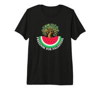 Palestina Sandía Palestina Oliva Libertad para Palestina Camiseta Premium