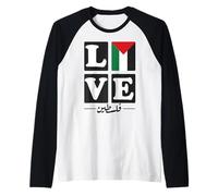 Palestina UN PAÍS y desdentada Camiseta Manga Raglan