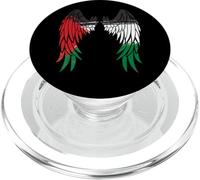 Palestine Flag Dad On Back Side Palestinian Angel Kids Wings PopSockets PopGrip para MagSafe