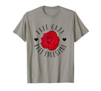 Palestine Free Palestine Free Gaza Palestine Flag Arabic Camiseta